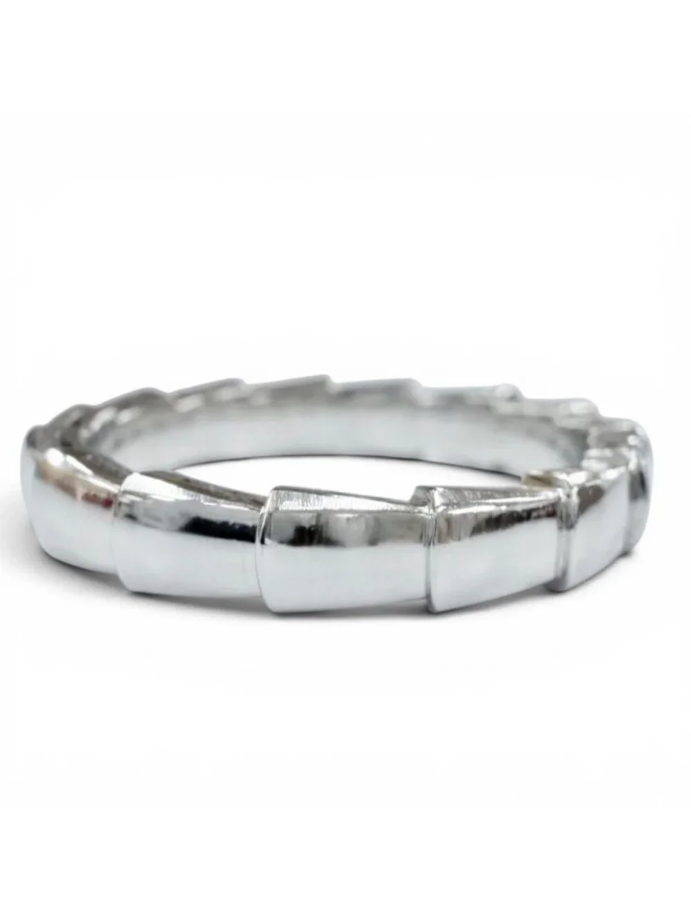 Bvlgari Serpenti Viper Ring White Gold